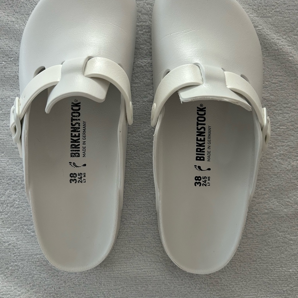 Birkenstock Classic White Slip-Ons